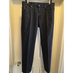 Adriano Goldshmied Jeans Mens 32X32 The Everett Blue Check Slim Straight Denim